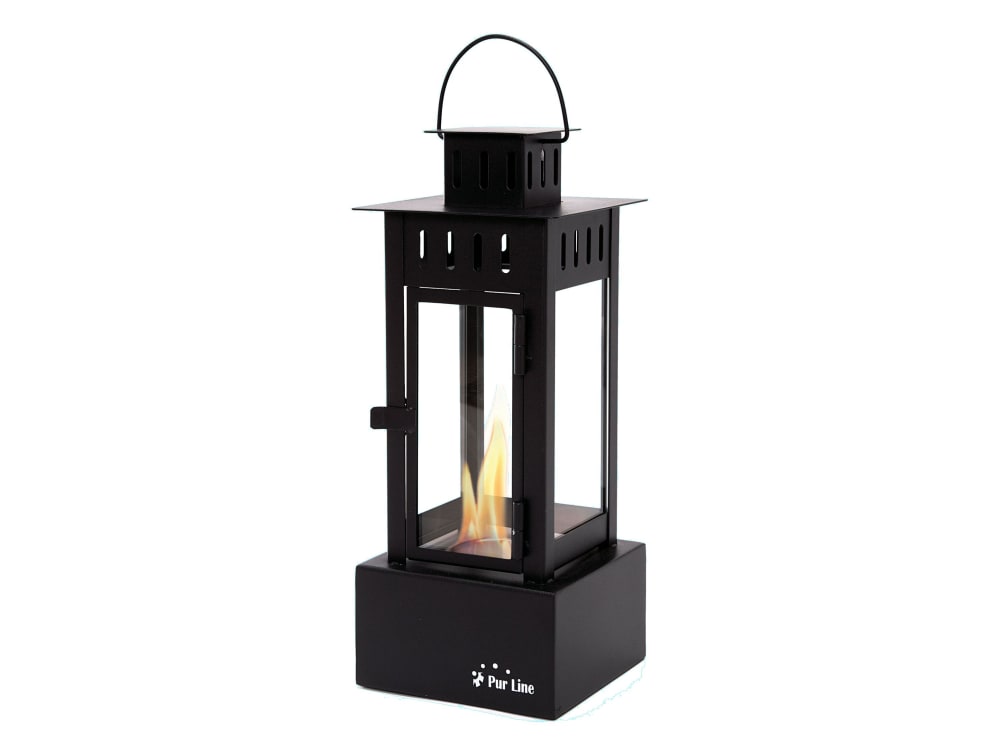 Biochimenea en forma de farolillo de 1000W en acero inoxidable
