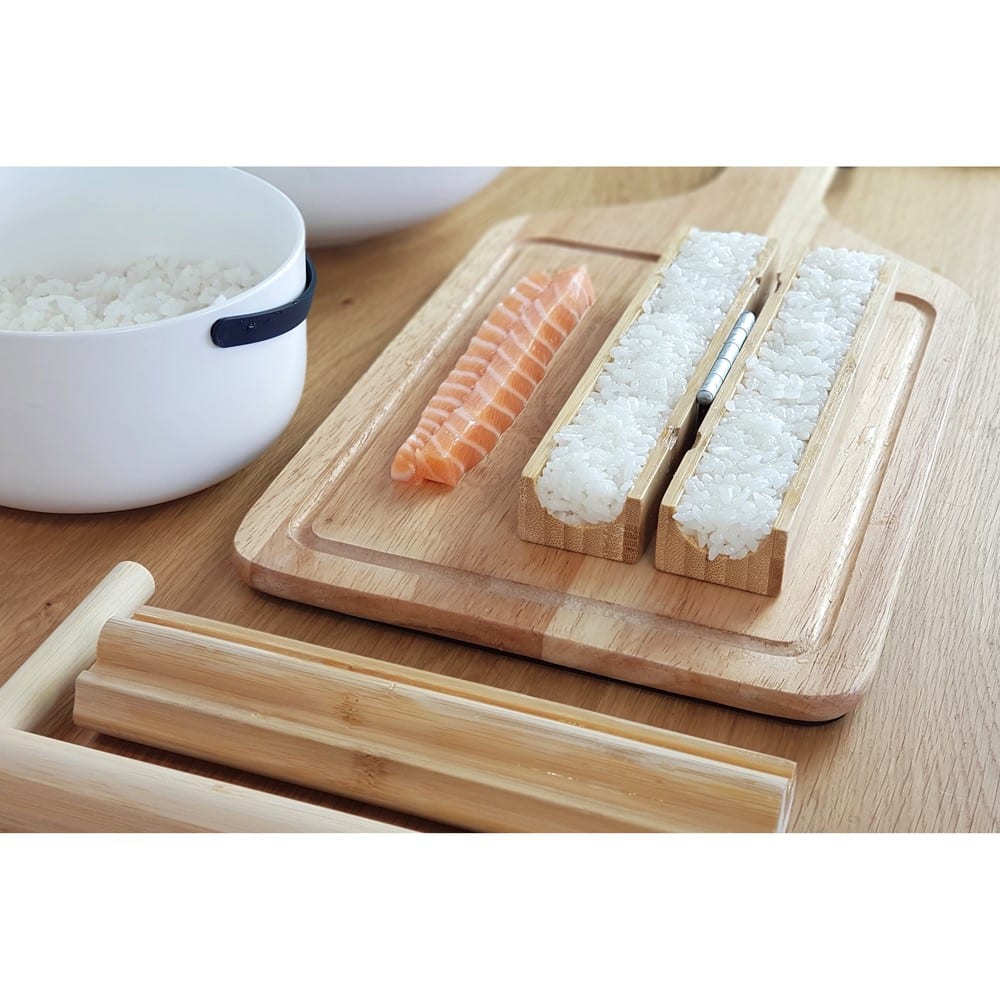 Coffret cadeau sooshi - les sushis et makis faciles en bois naturel - Maisons du Monde
