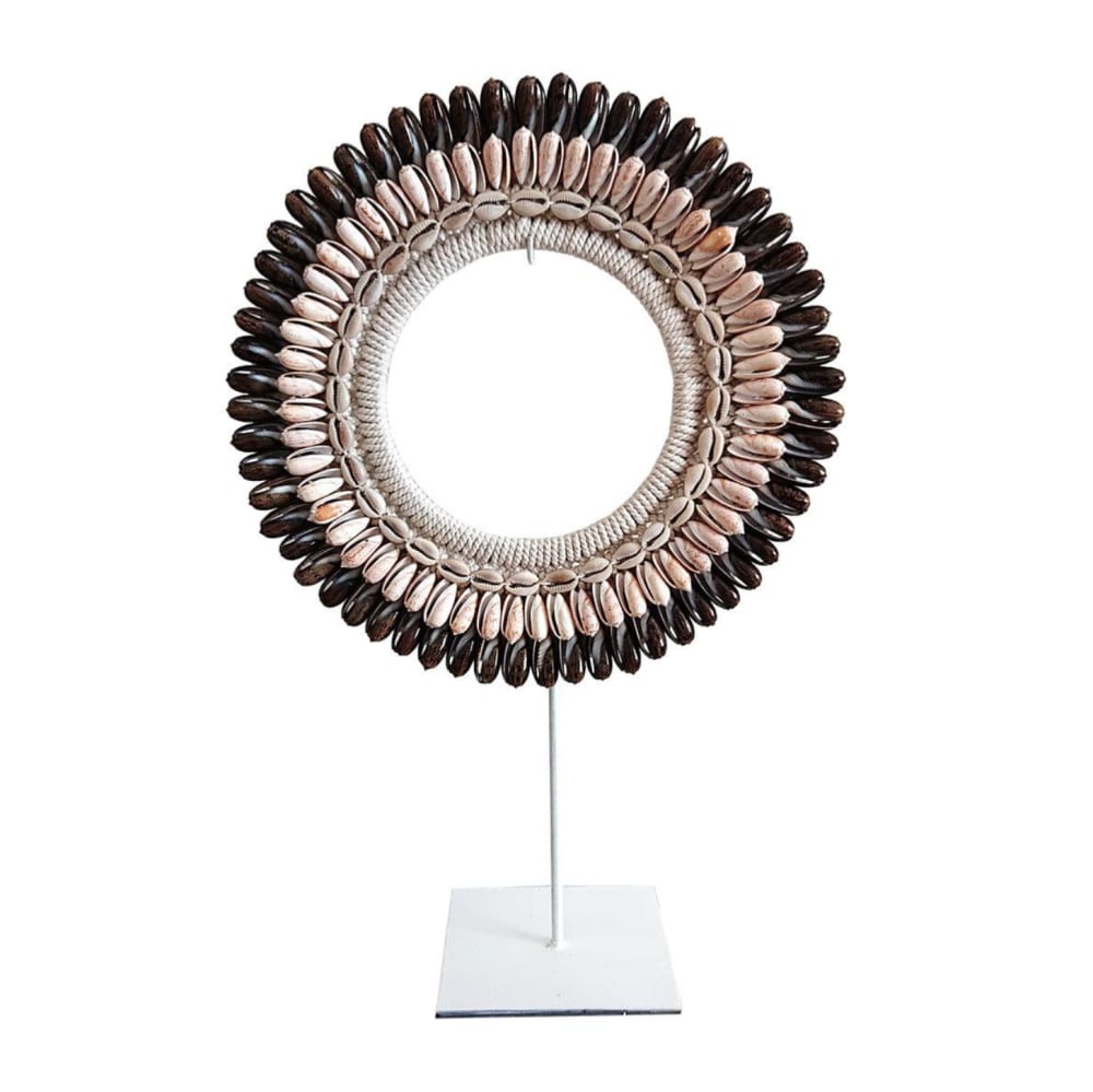 Estatua collar Ellada marrón / beige