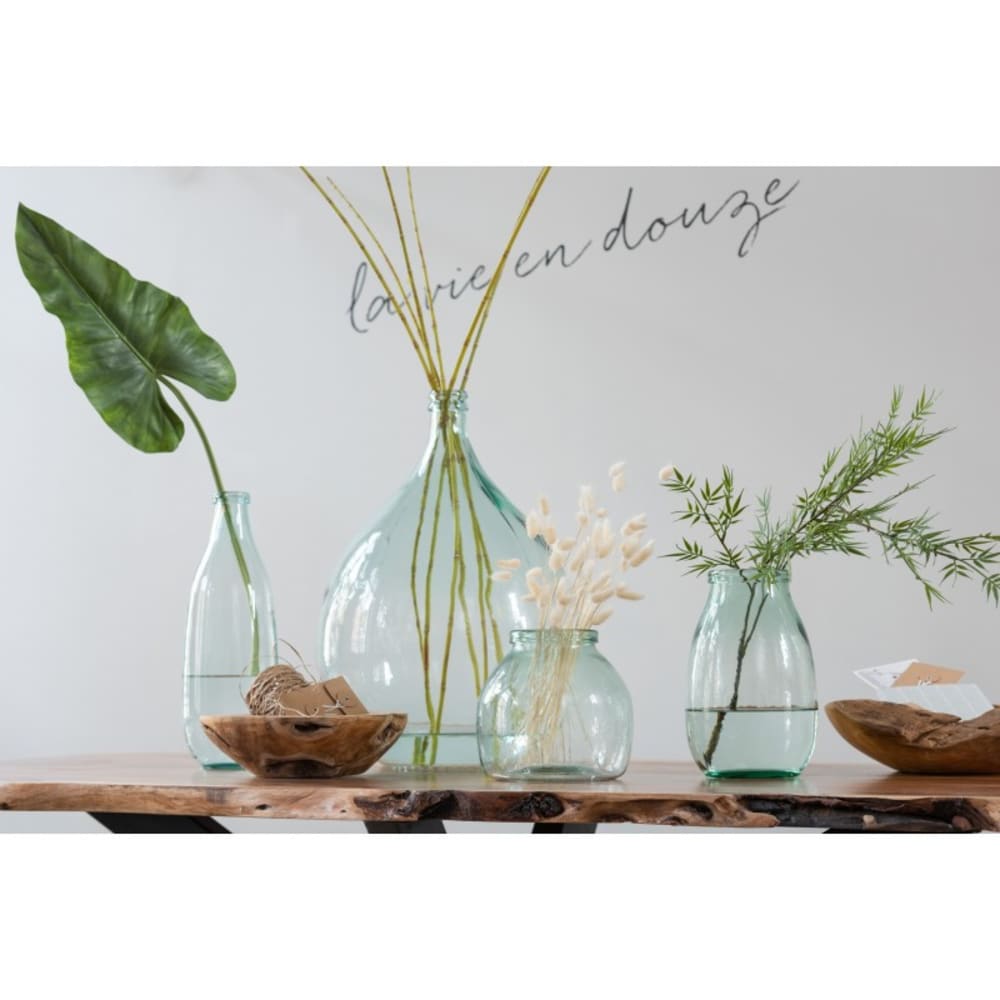 Vase verre transparent H20cm — vue 4