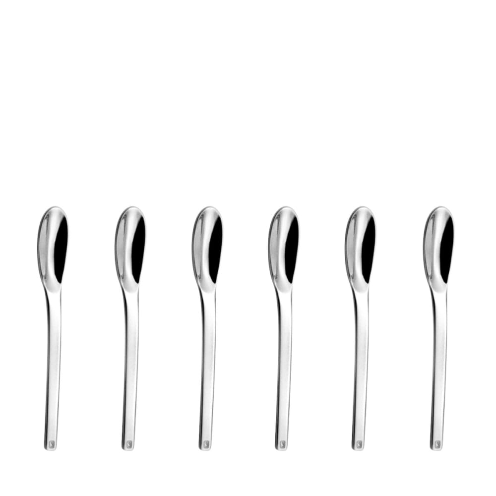 Cuillère expresso en acier inoxydable - lot de 6