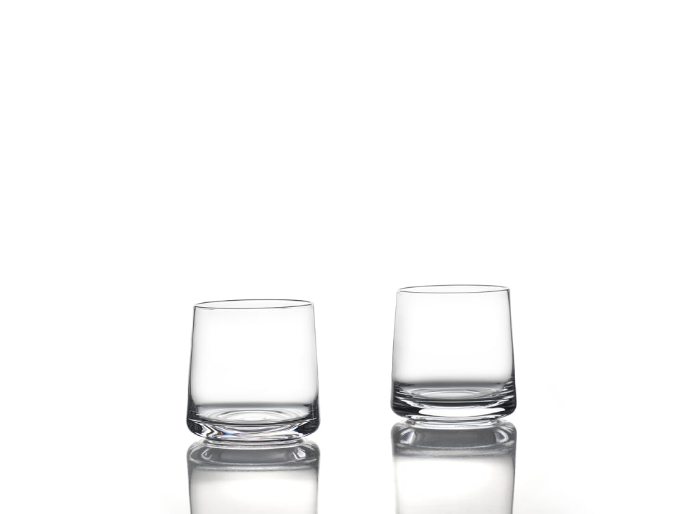 Verres élégants cristal en verre transparent - Lot de 2 Verres élégants cristal en verre transparent - Lot de 2