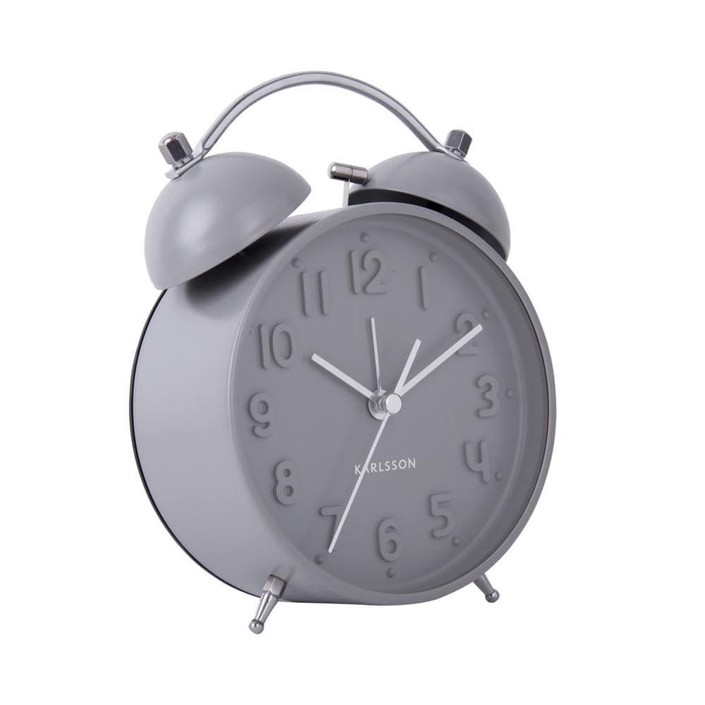 Réveil gris acier ø11cm - Maisons du Monde