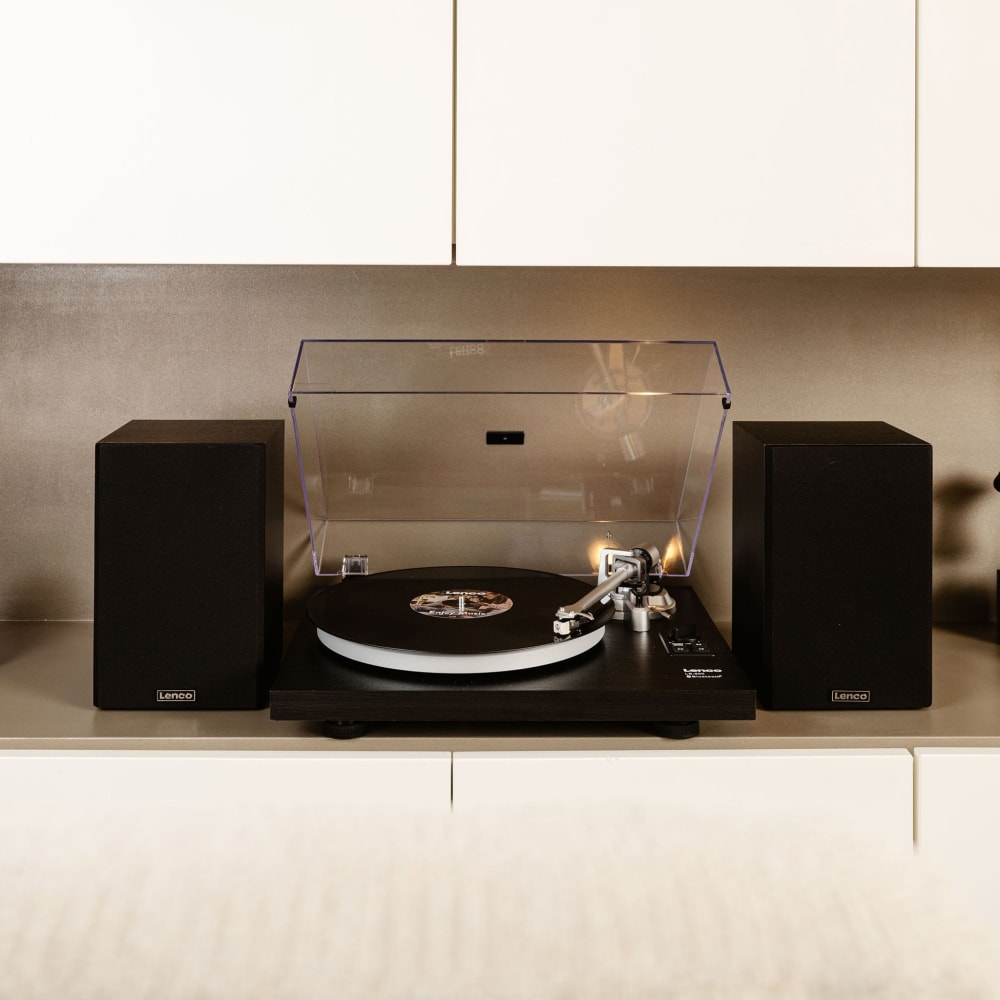 Platine vinyle avec amplificateur intégré bluetooth