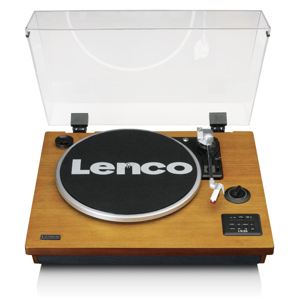 Platine vinyle avec haut-parleurs