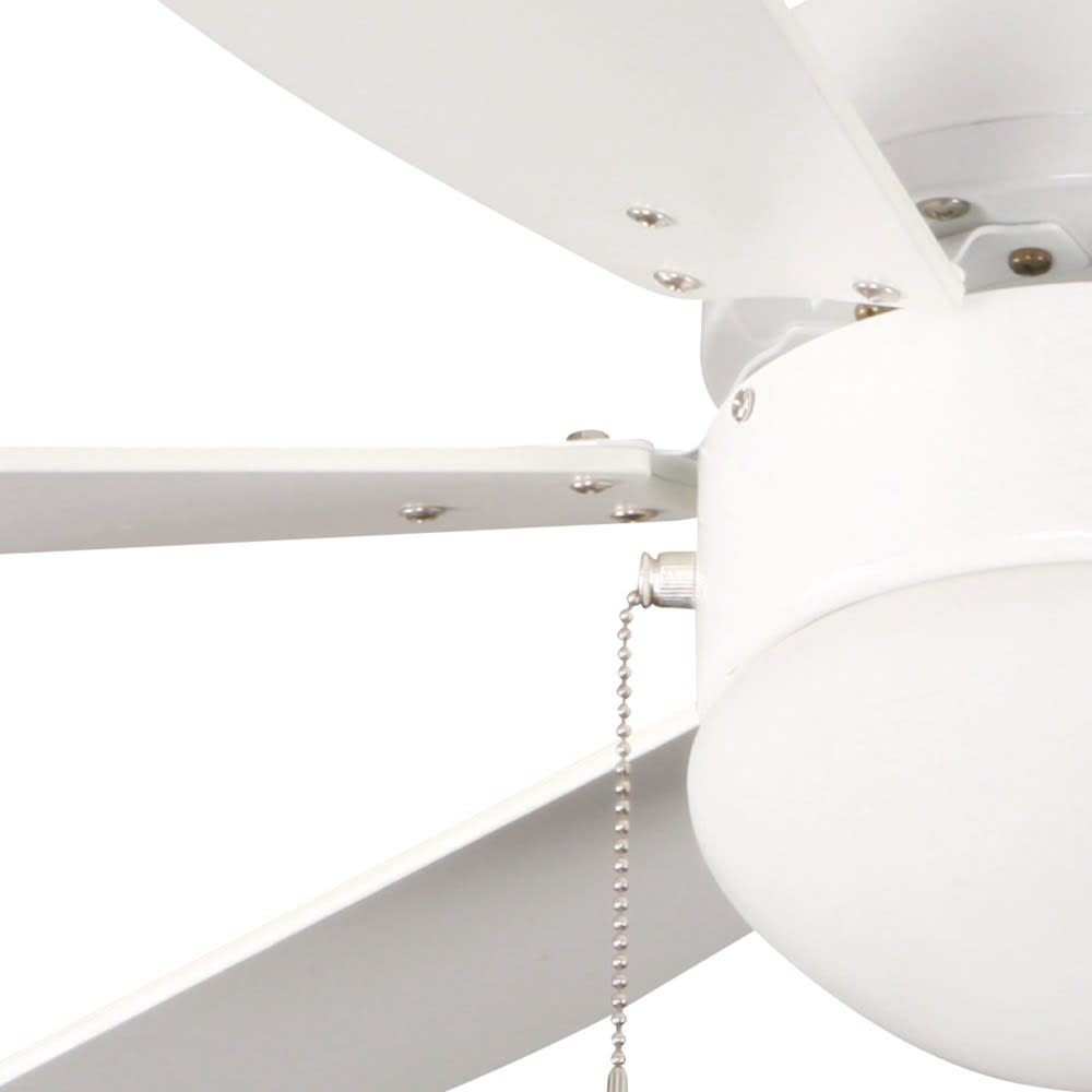Kleiner weißer Deckenventilator mit Licht - Maisons Du Monde