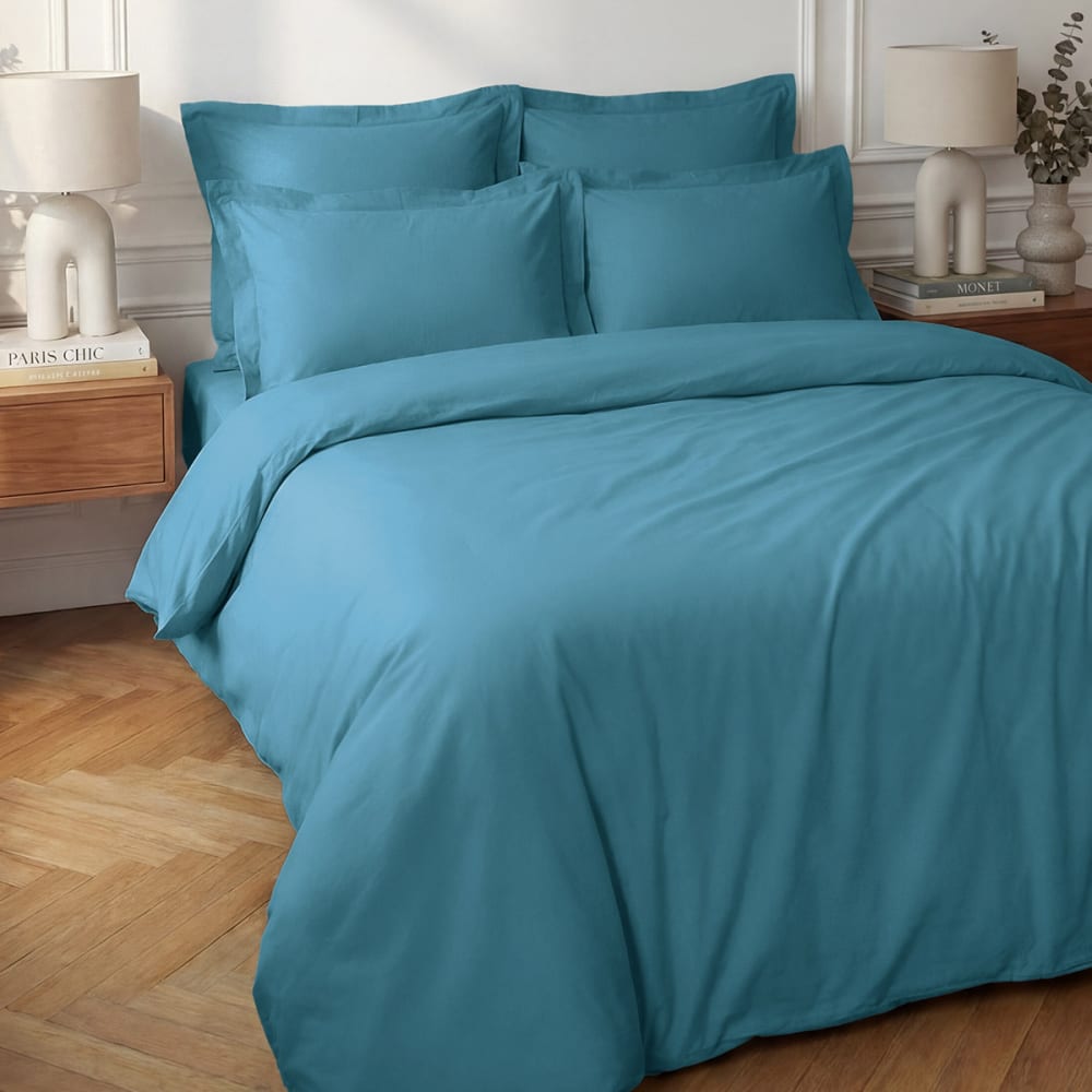 Hhousse de couette en - cobalt