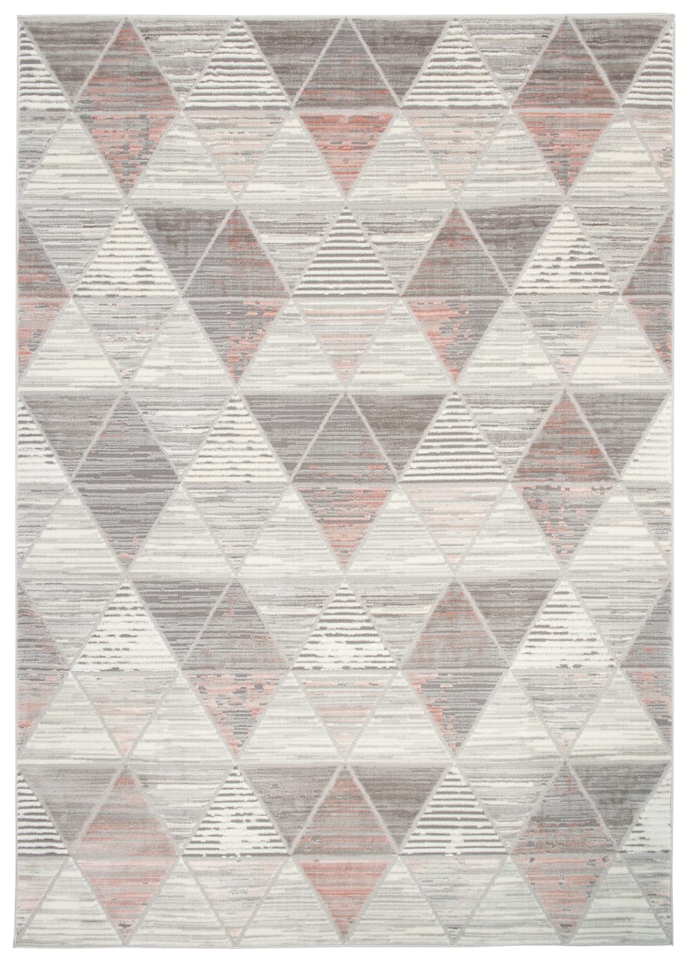 Alfombra de salón gris salmón antracita crema 3d 300 x 400 cm