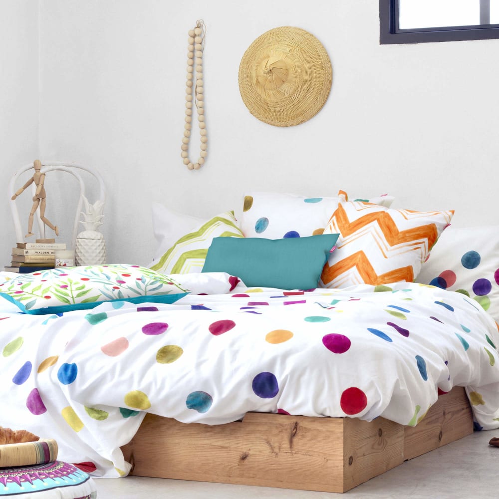 Funda nórdica 100% algodón multicolor 200x200 cm (cama 120) - Maisons du Monde
