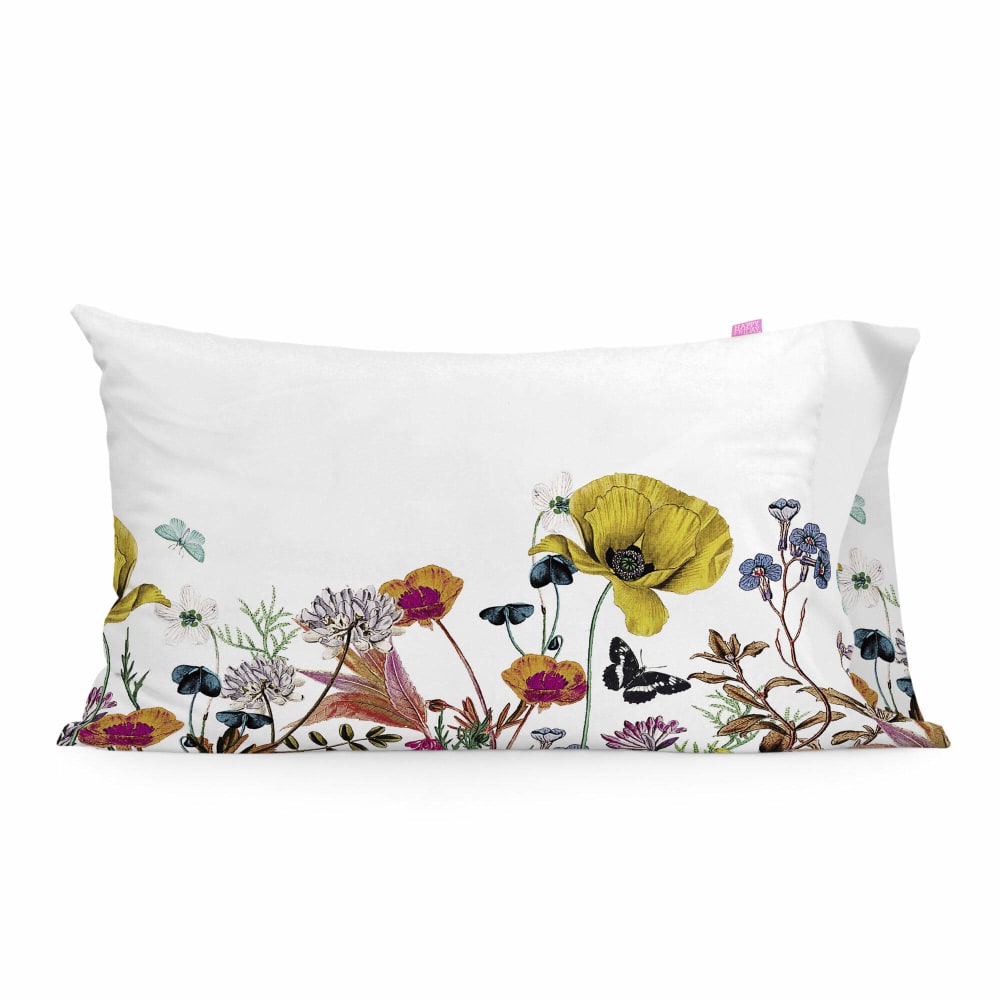 Funda de almohada 100% algodón multicolor 50x75 cm (x2) (cama 150/160)