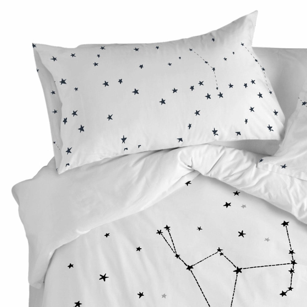 Funda de almohada 100% algodón multicolor 50x75 cm (x2) (cama 150/160) - Maisons du Monde