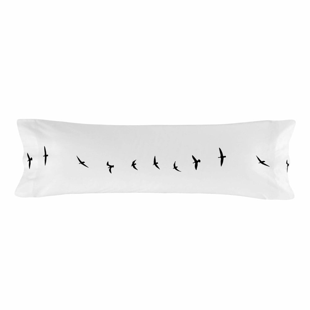 Funda de almohada 100% algodón multicolor 45x125 cm (cama 105)