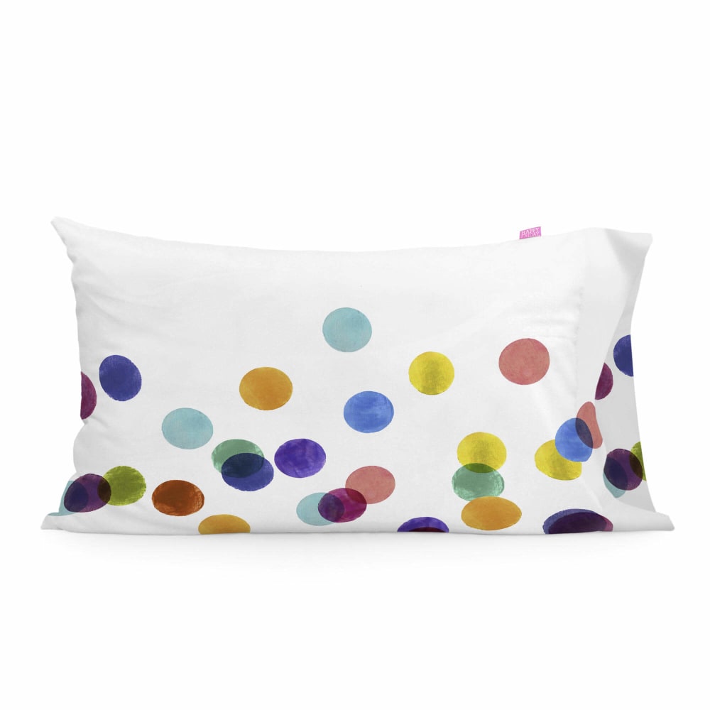 Taie d'oreiller 100% Coton Multicolore 50x75 cm (x2)