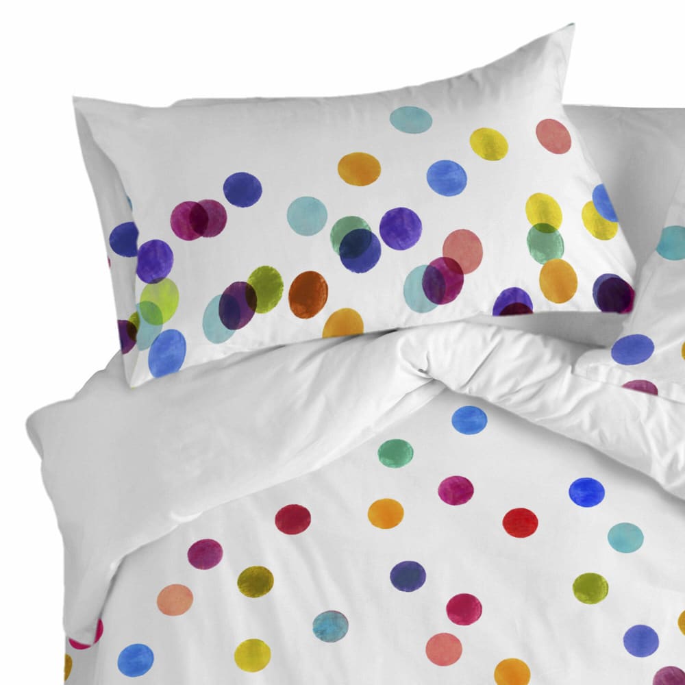 Funda de almohada 100% algodón multicolor 50x75 cm (x2) (cama 150/160) - Maisons du Monde