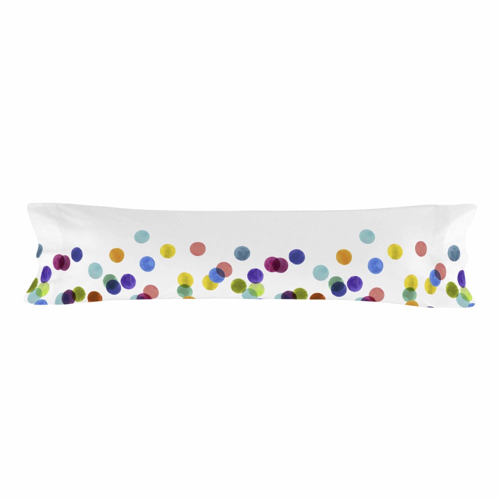 Funda de almohada 100% algodón multicolor 45x155 cm (cama 135/140)