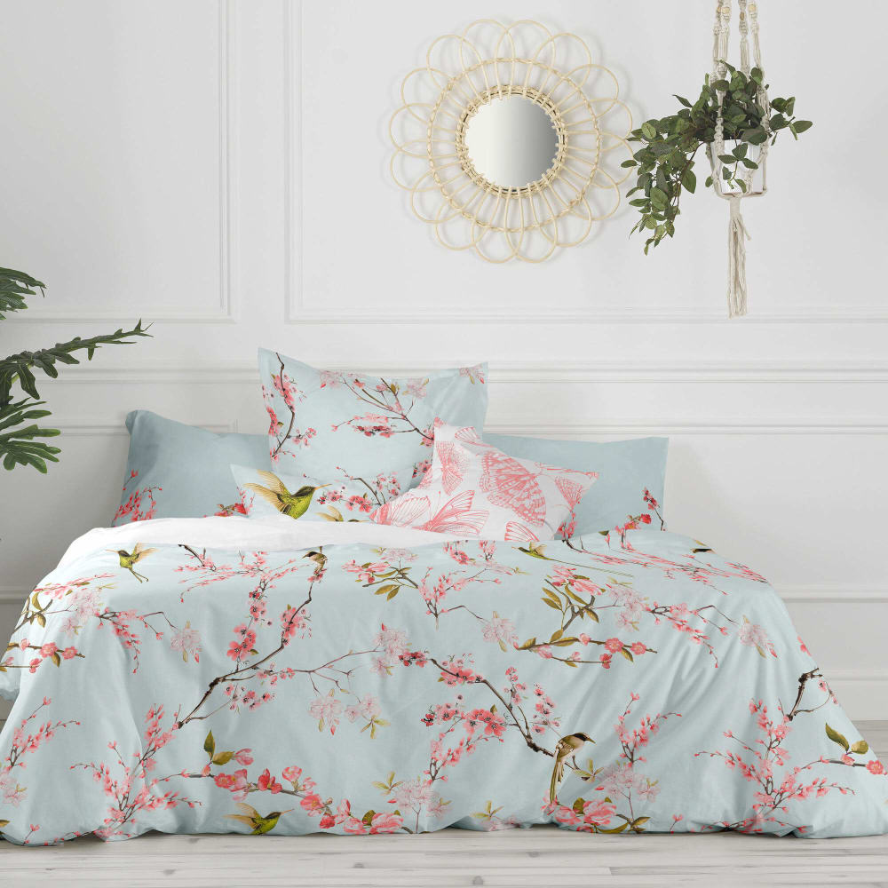 Housse de couette 100% Coton Multicolore 155x220 cm