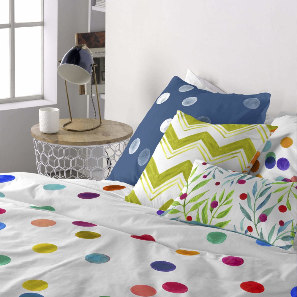 Housse de coussin 100% Coton Multicolore 60x60 cm — vue 3