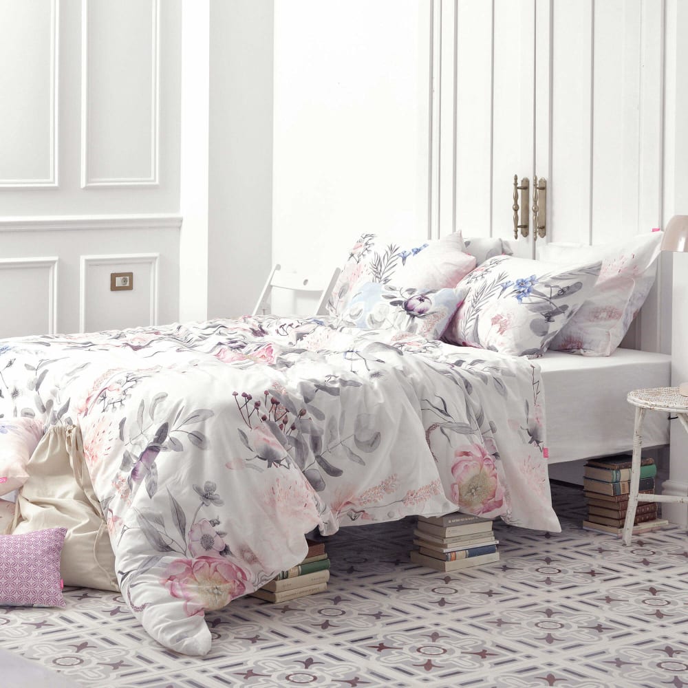 Housse de couette 100% coton multicolore 155x220 cm - Maisons du Monde