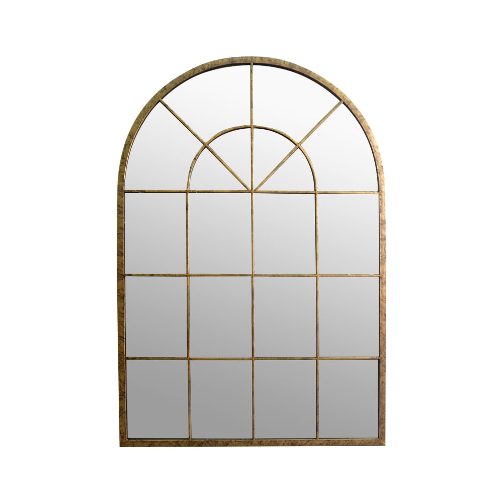 EMDE Miroir fenêtre arquée 93x135cm dore style classique chic Doré Métal