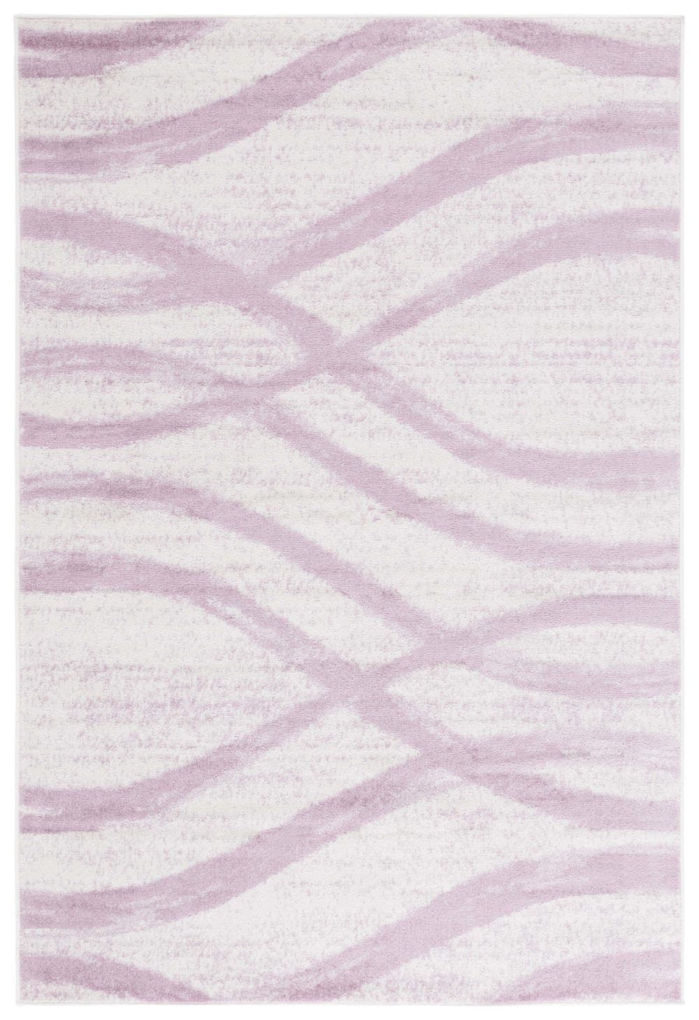 Polypropylen-Teppich in Beige/Lila, 155 x 229 cm - Maisons Du