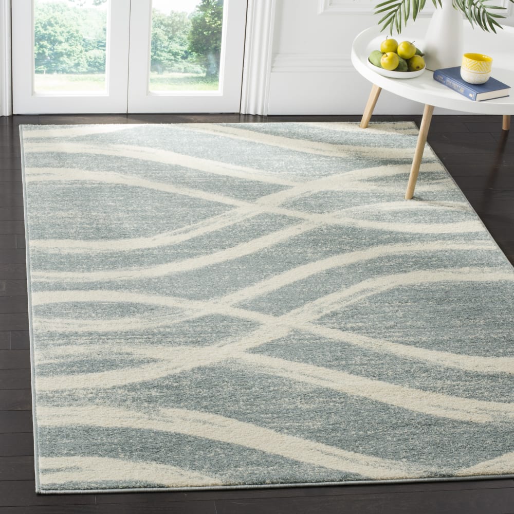 Tapis en polypropylène beige/gris, 122 x 183 cm — vue 3