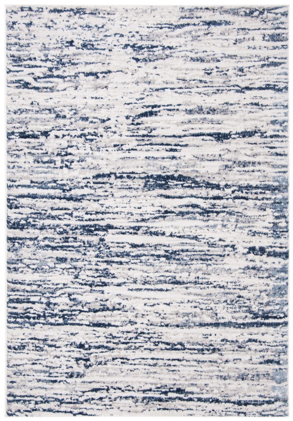 Safavieh Tapis contemporain en polypropylène gris/bleu, 122 x 183 cm style contemporain - Pp - Polypropylène