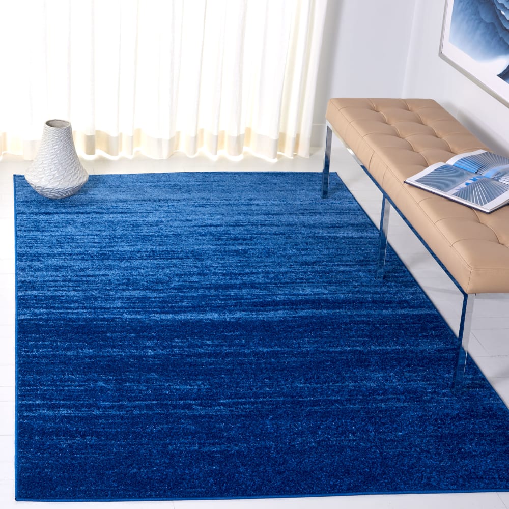 Tapis ombre moderne en polypropylène bleu, 155 x 229 cm — vue 3