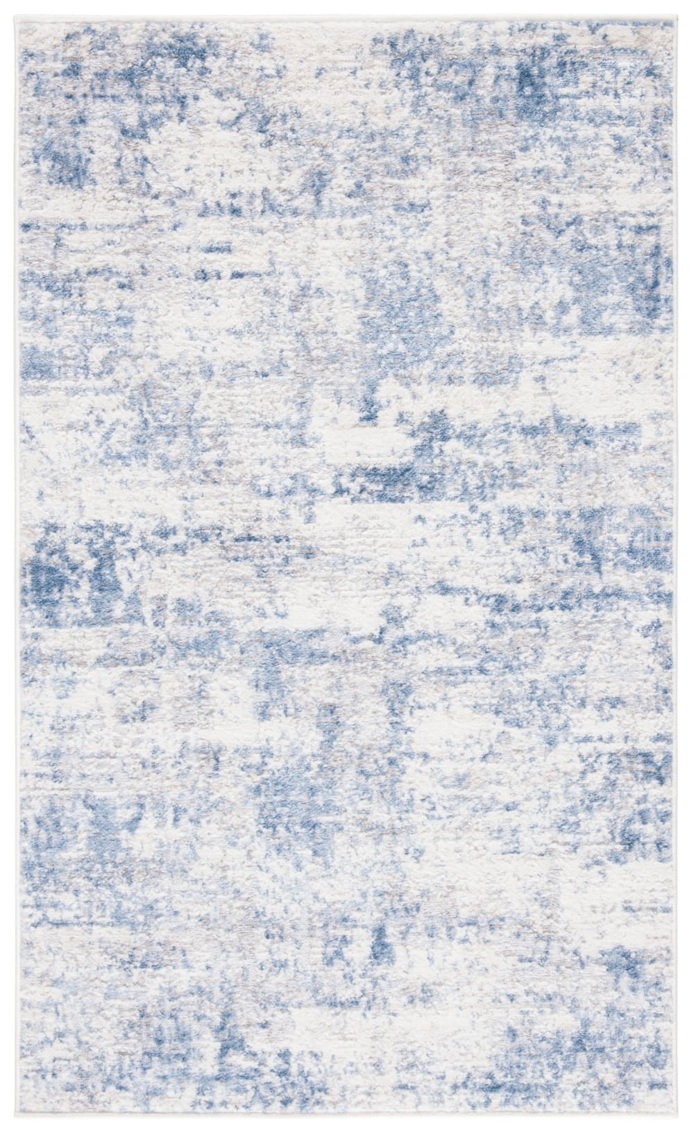 Tapis ivoire/bleu 122