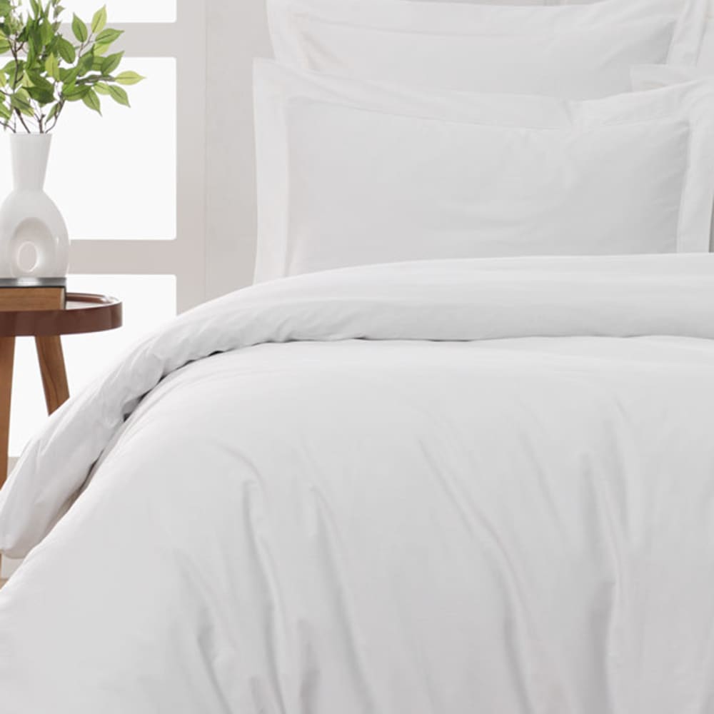 Drap housse en percale bonnet 40cm blanc 80x200 cm — vue 4
