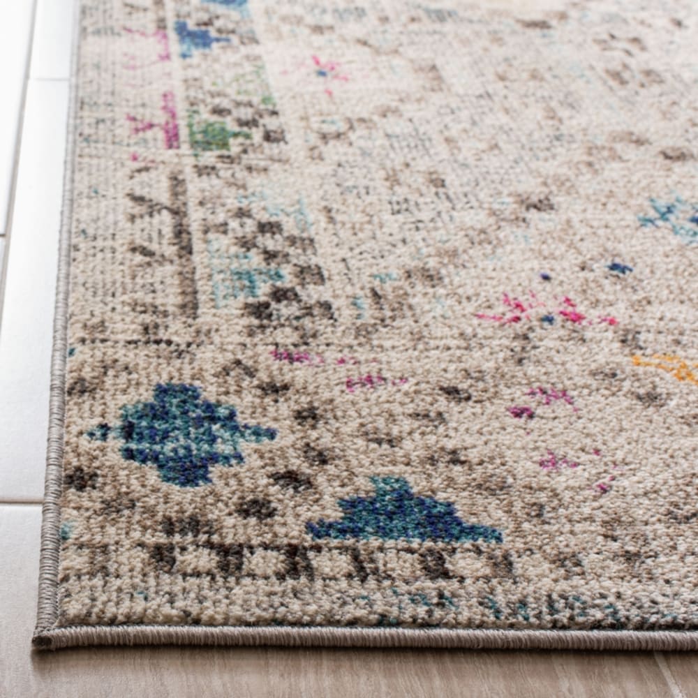 Tapis de transition en polypropylène gris/jaune, 61 x 244 cm — vue 4