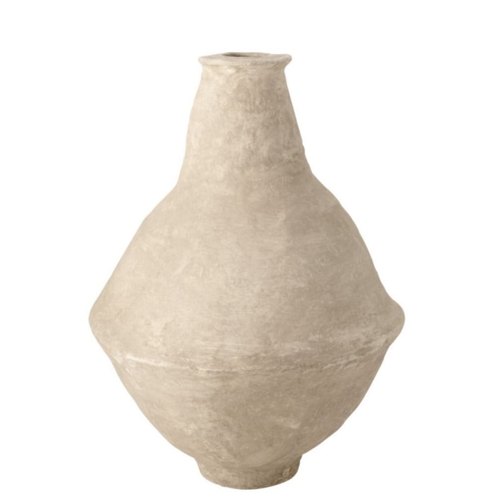 Vase beige H90cm