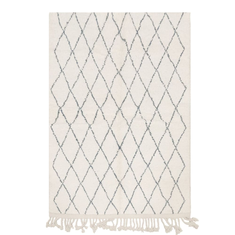 Alfombra bereber marroquí de pura lana 150 x 250 cm