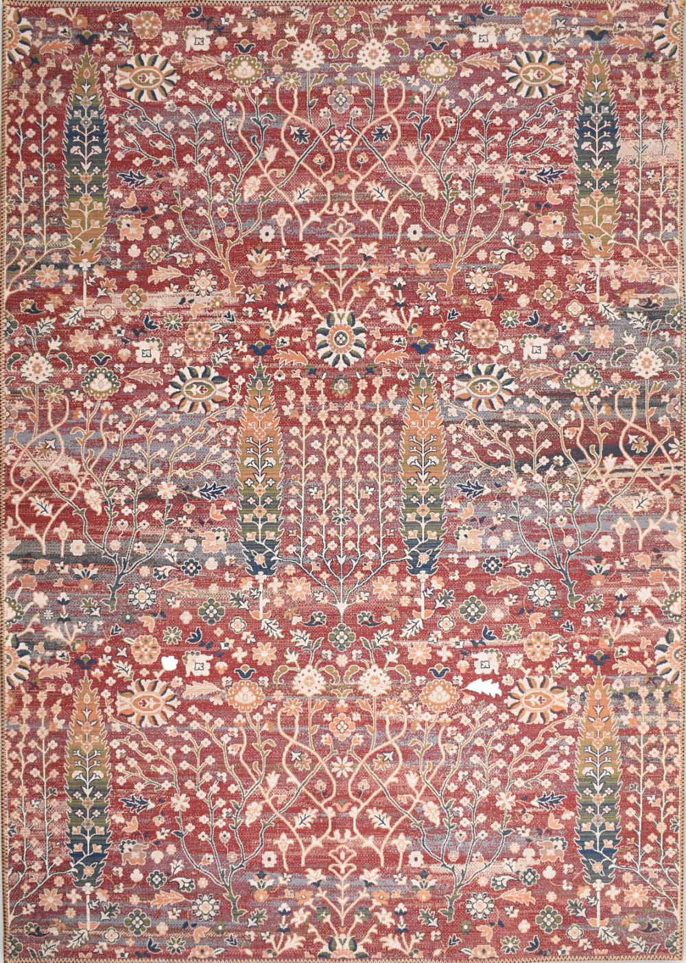 Tapis salon vintage  rouge 120x170cm