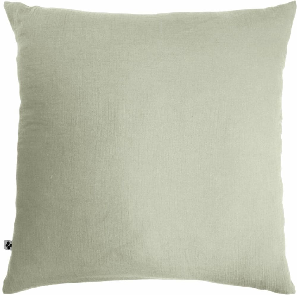 Taie d'oreiller gaze de coton guimauve 60x60 cm — vue 4