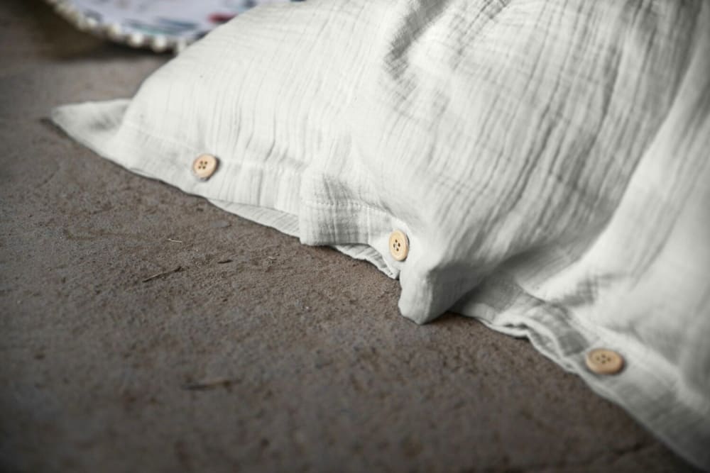 Housse de couette gaze de coton uni — vue 3