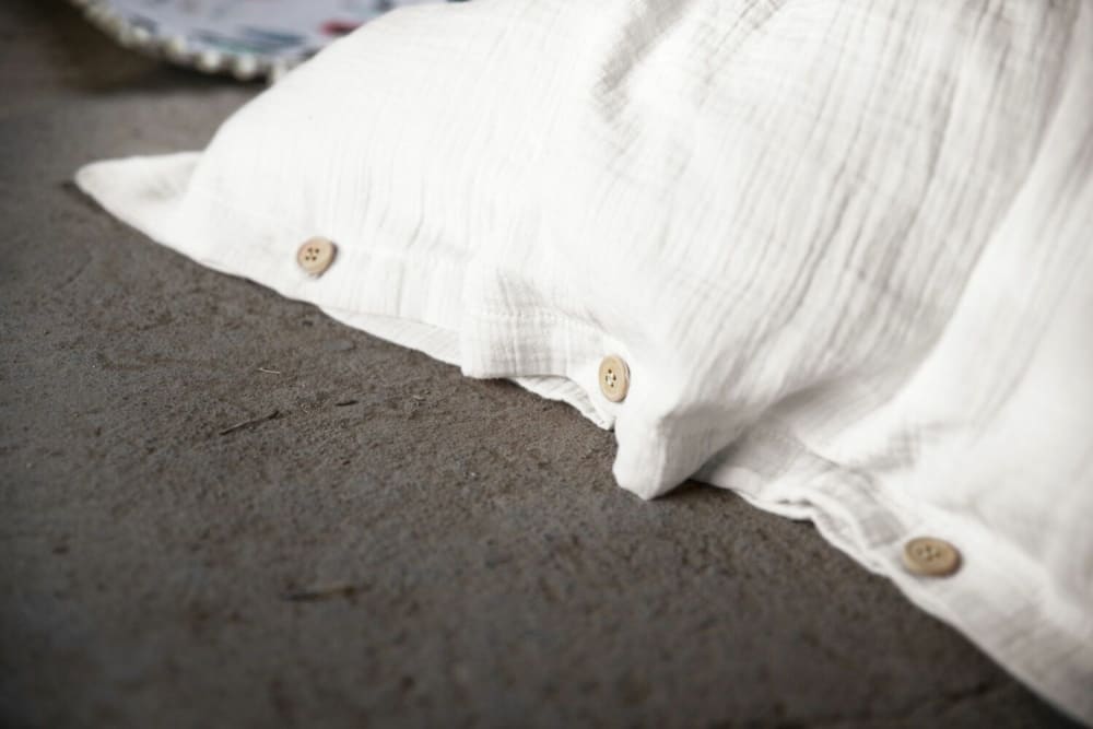 Housse de couette gaze de coton uni — vue 3
