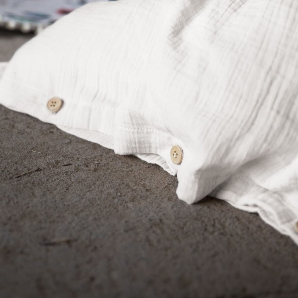 Housse de couette gaze de coton chantilly 140x200 cm — vue 3