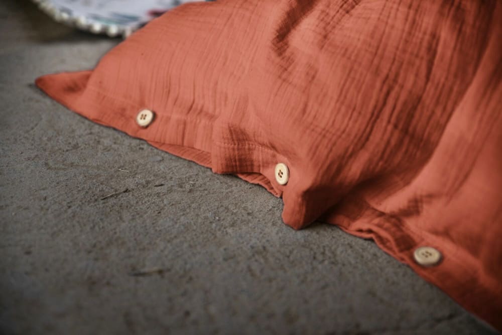 Housse de couette gaze de coton uni — vue 3