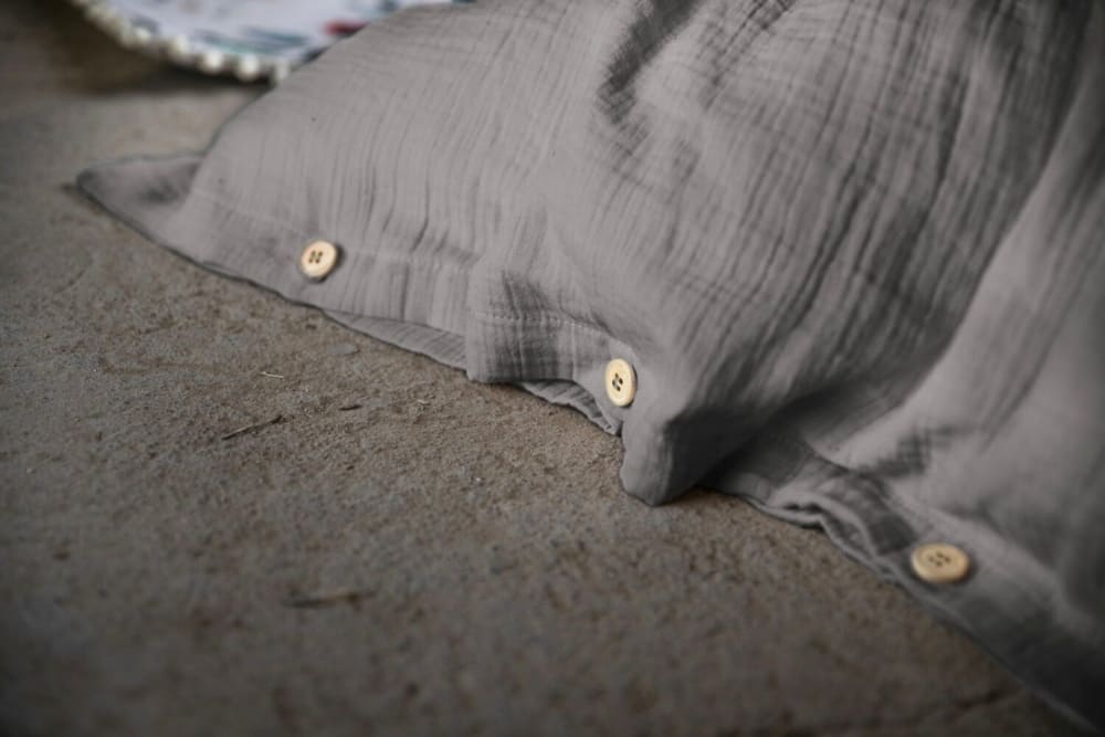 Housse de couette gaze de coton uni — vue 3