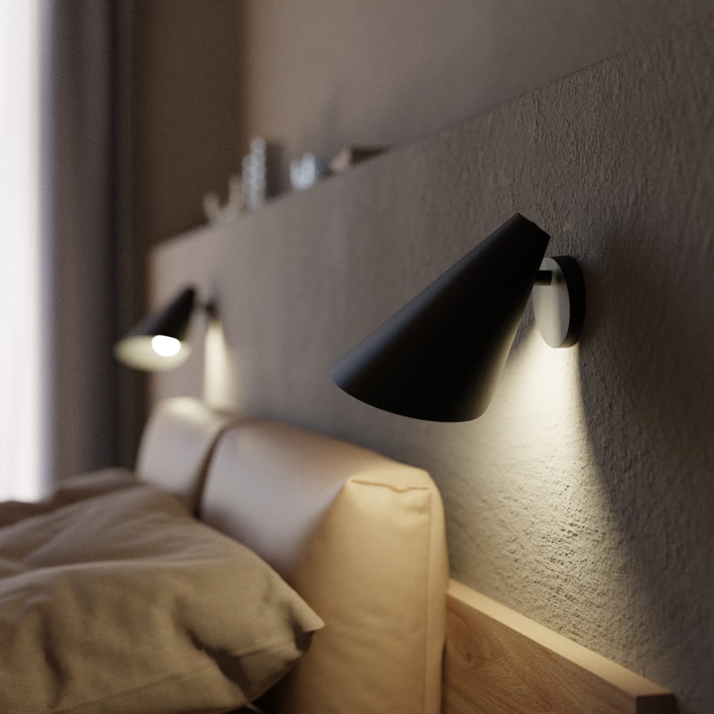 Verstellbare Wandleuchte , schwarz - Maisons Du Monde