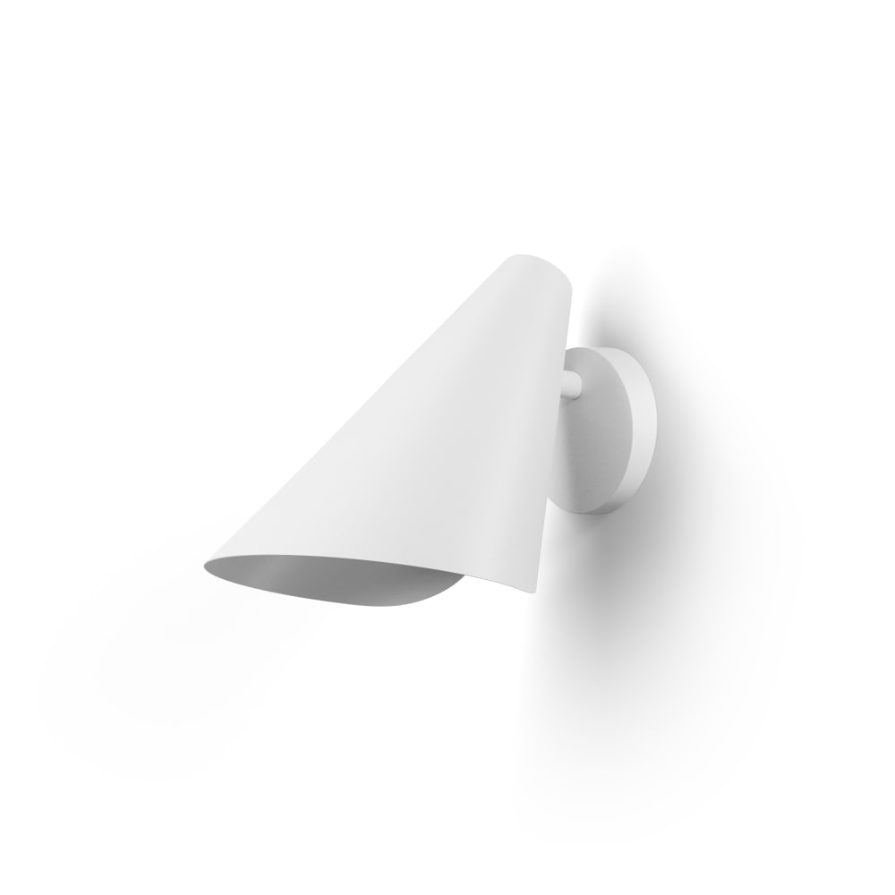 Aplique de pared orientable en blanco
