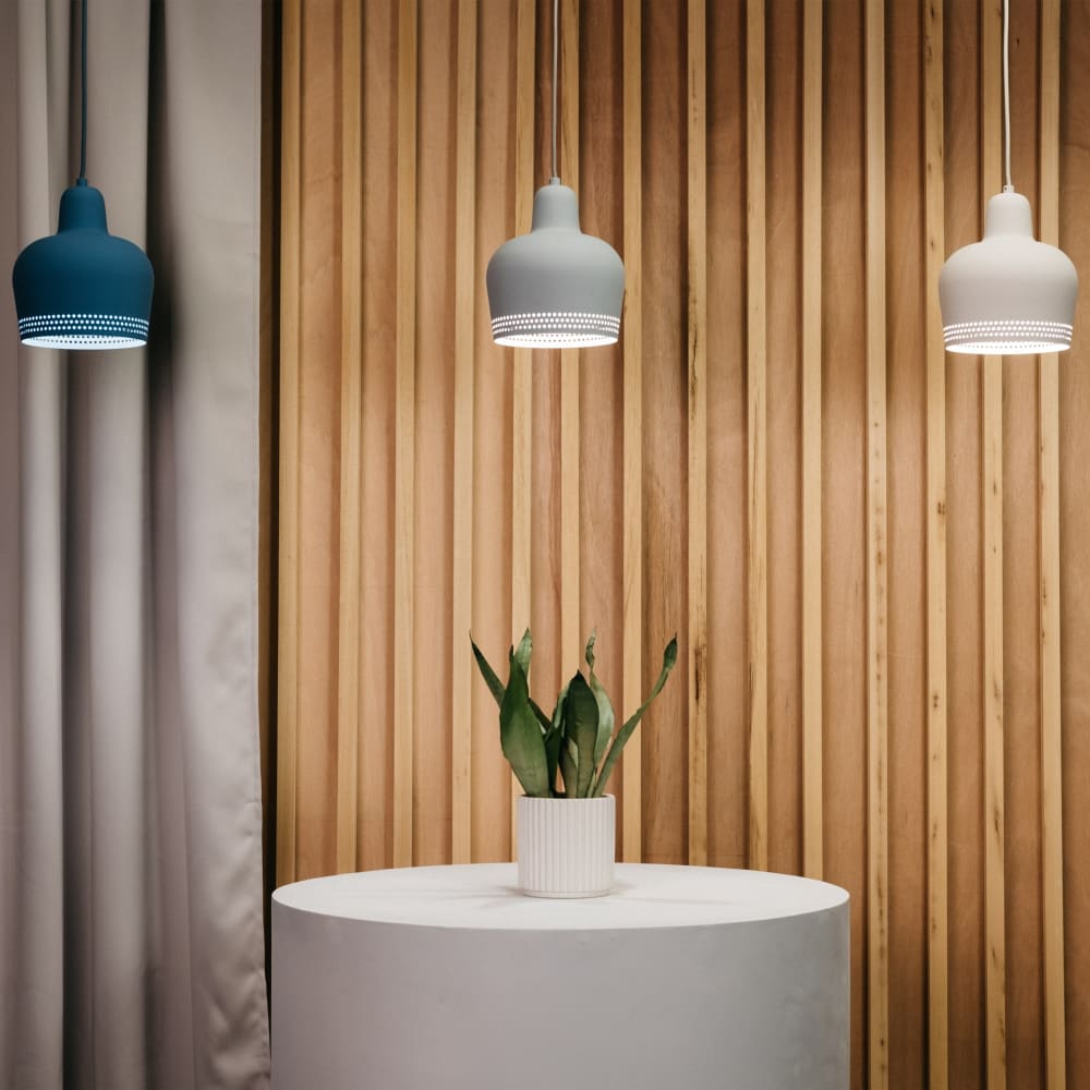 Suspension vert menthe mat, douille e27 — vue 3