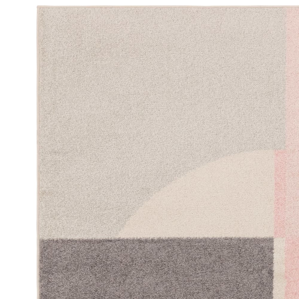 Tapis design tissé plat rose 120x170 cm — vue 4