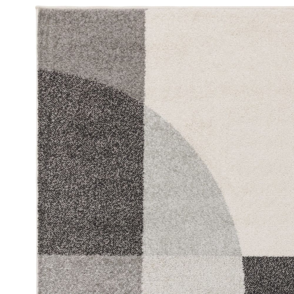 Tapis design tissé plat gris 120x170 cm — vue 4