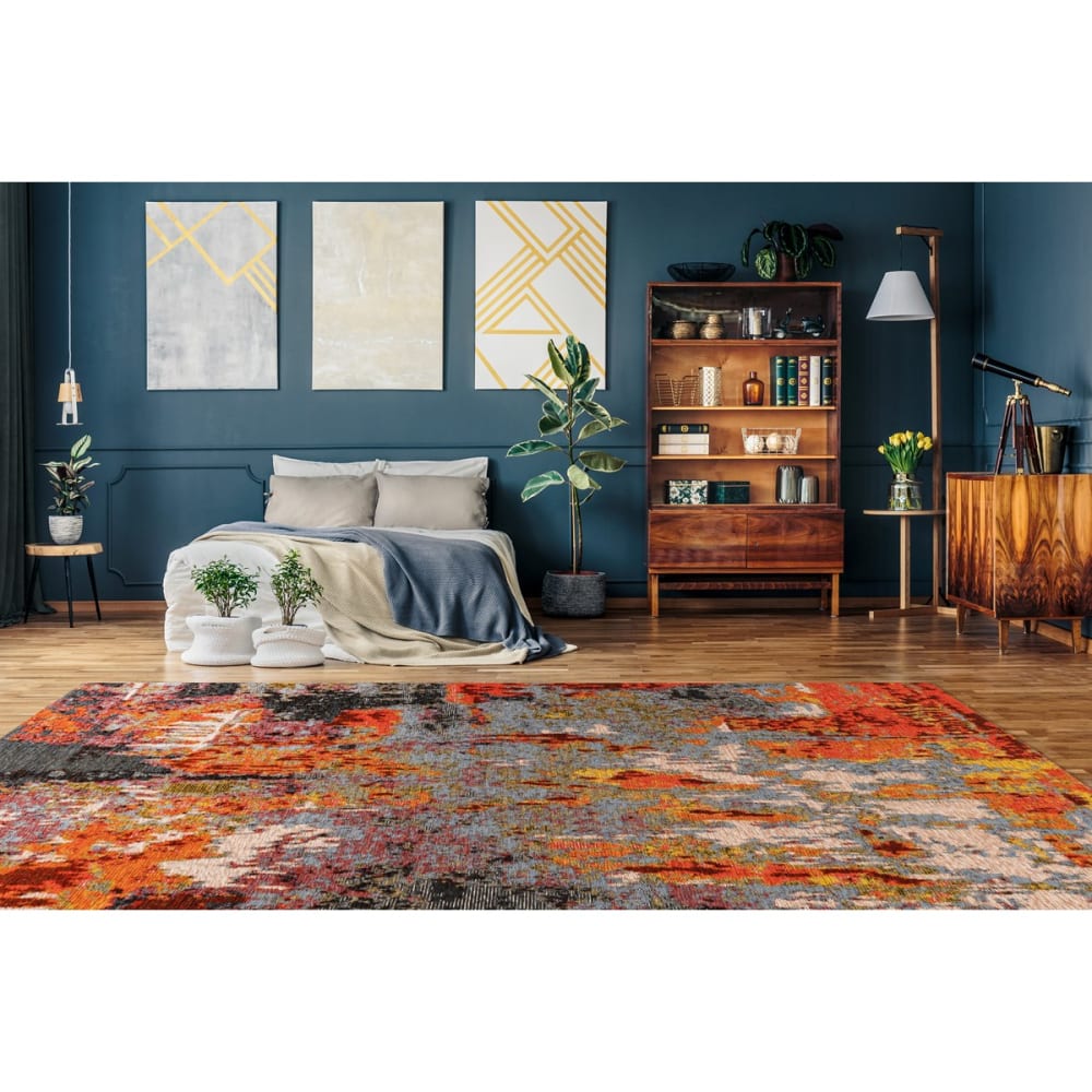 Tapis moderne en acrylique rouge 120x170 cm — vue 3