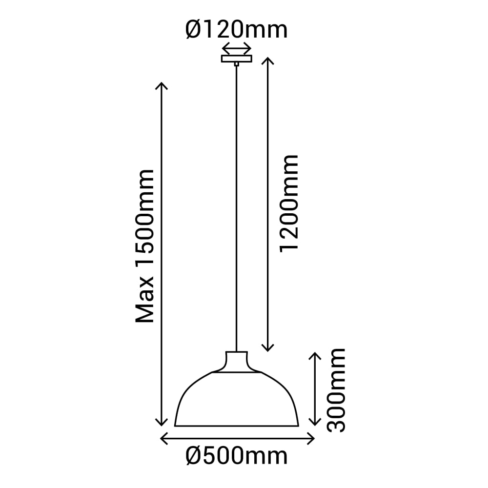 Suspension en fibre naturelle E27 — vue 4