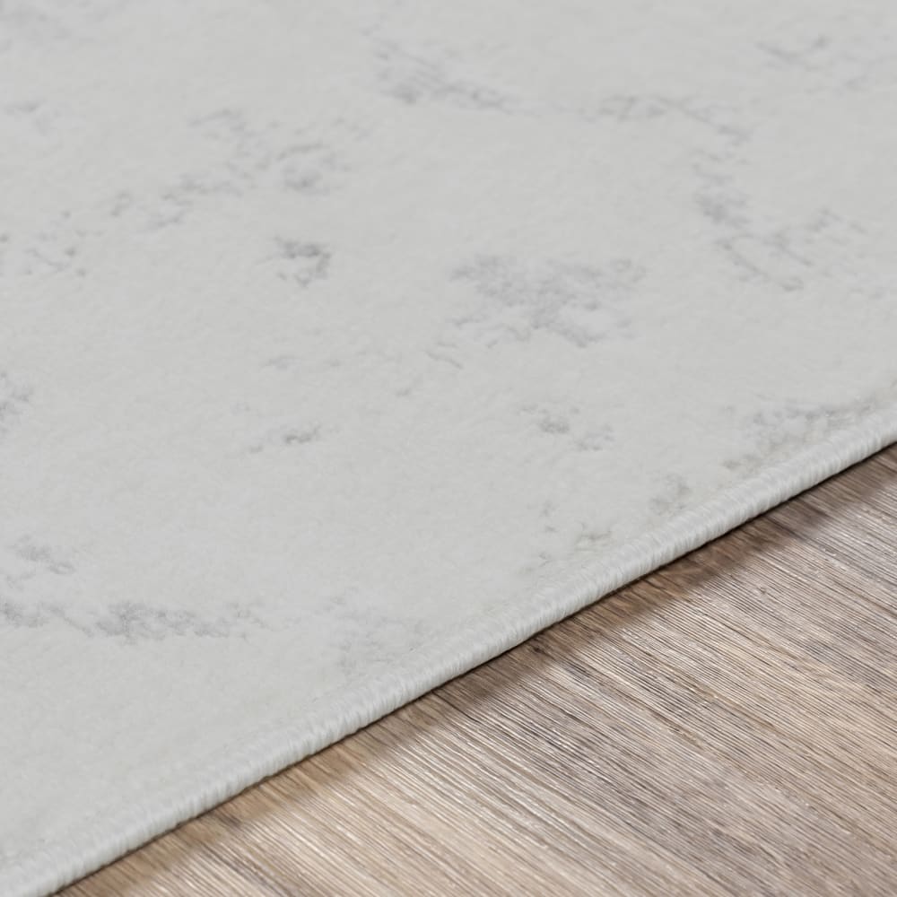 Tapis berbère ethnique blanc/gris 160x215 — vue 4