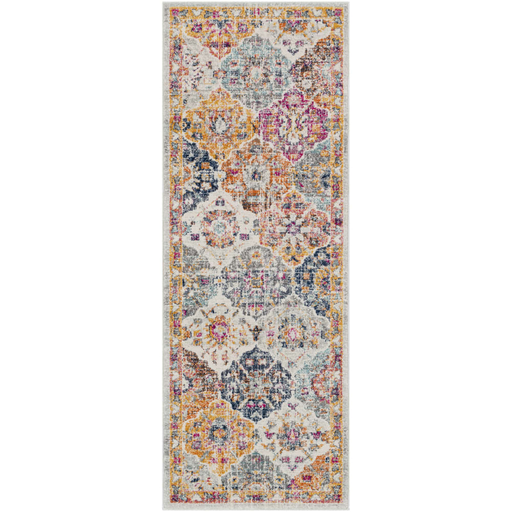 Tapis de Couloir Vintage Oriental Multicolore/Orange 80x365