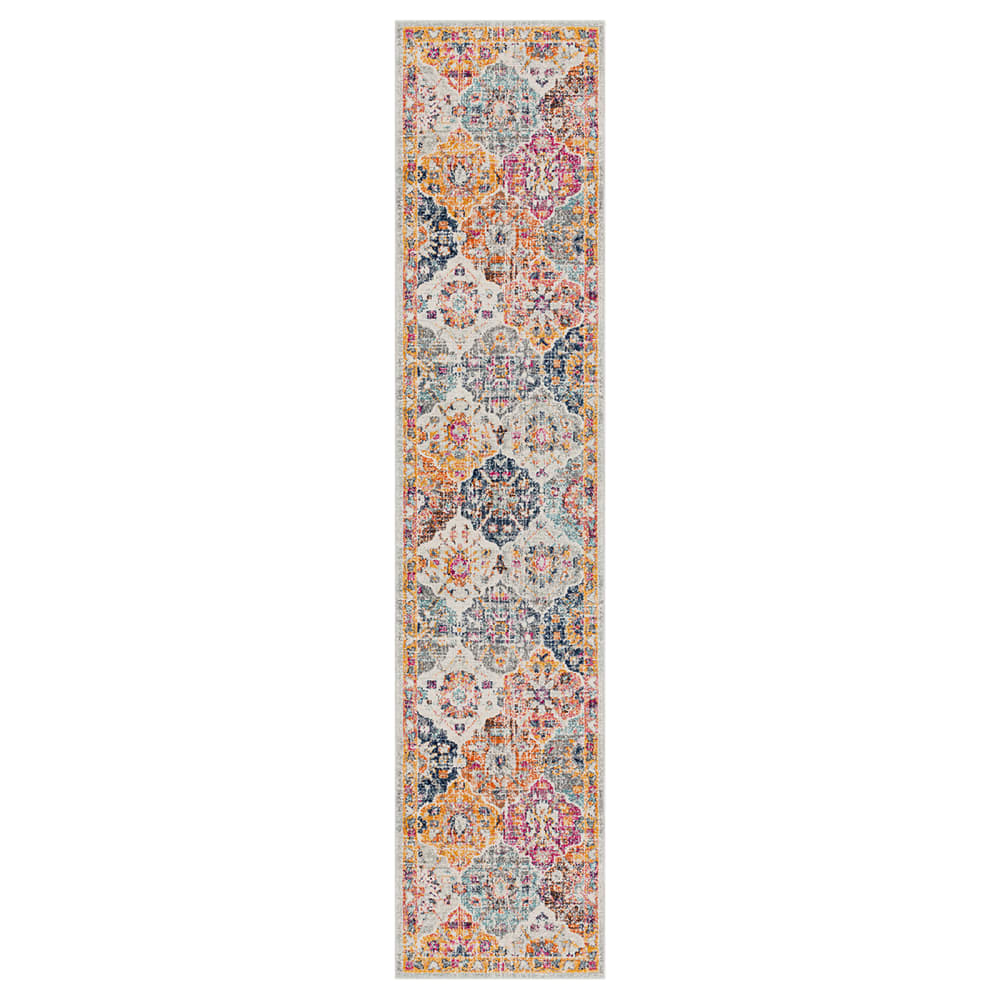 Tapis de couloir vintage oriental multicolore/orange 80x365 - Maisons du Monde