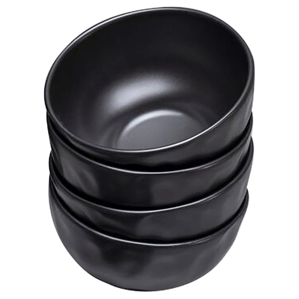 Bol en grès noir d15 - lot de 4 Bol en grès noir d15 - lot de 4